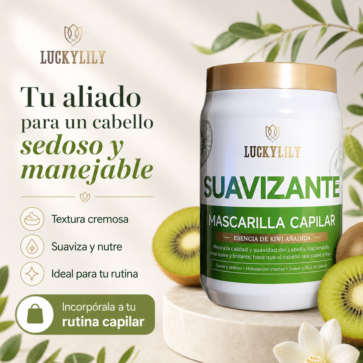 Mascarilla Capilar Suavizante Con Kiwi