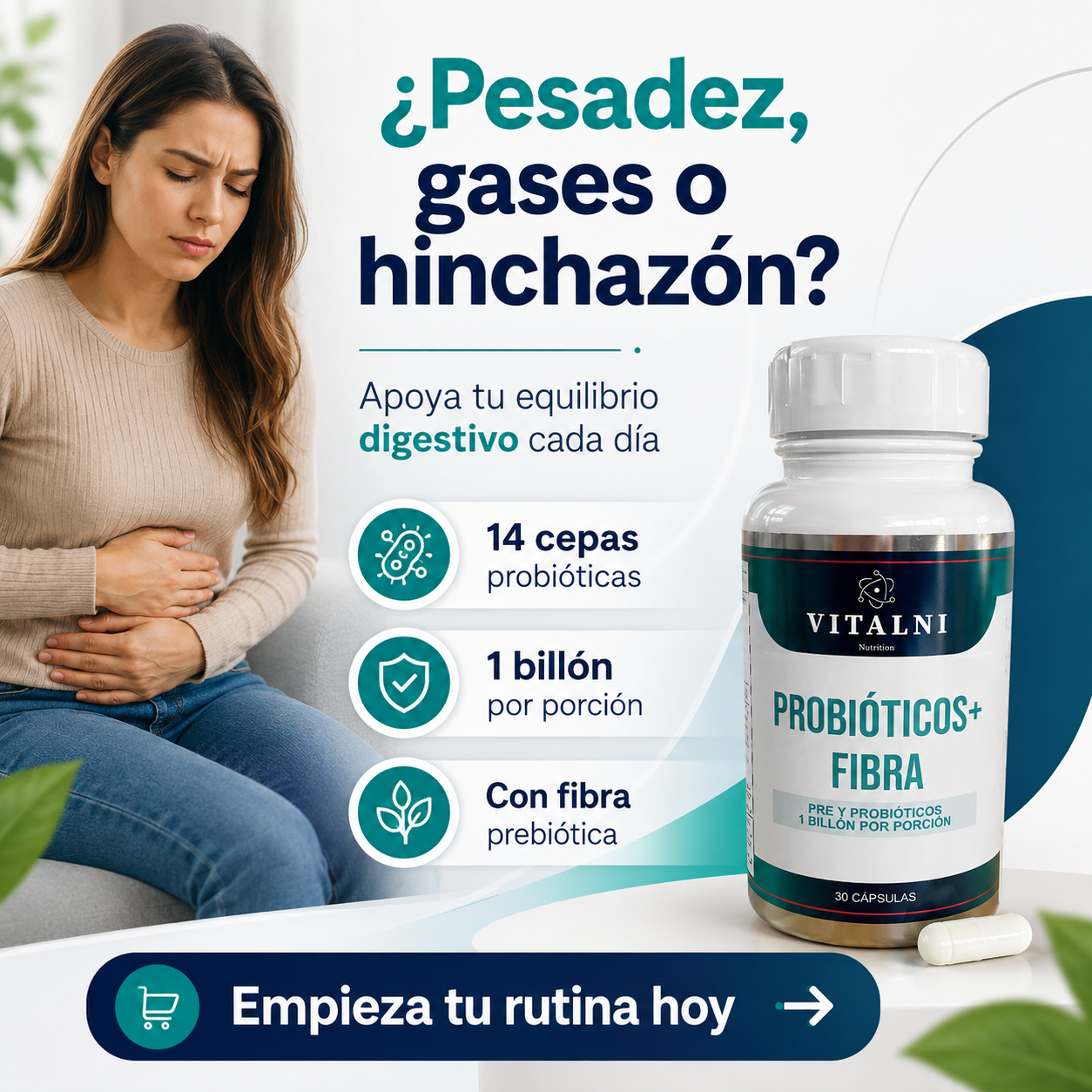 PROBIOTICOS + FIBRA